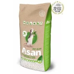 ASAN Pet Aloe Substrat Für Nagetiere Und Kaninchen 42l