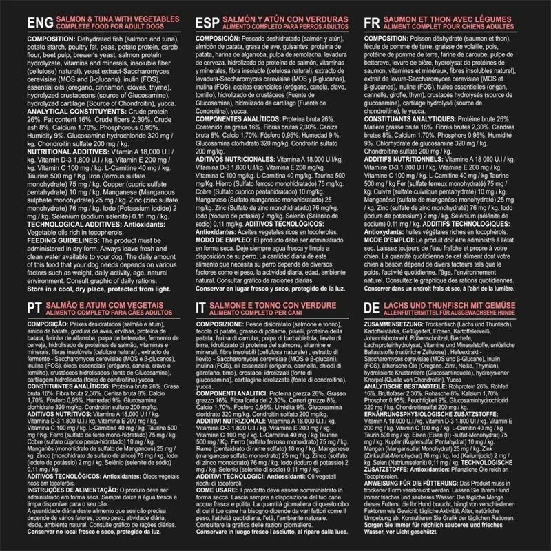 Arquivet Grain-Free Lachs Und Thunfisch Mit Gemüse 12kg 5 Arquivet Grain-Free Lachs Und Thunfisch Mit Gemüse 12kg – Bild 5