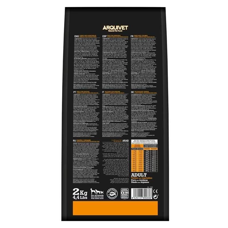 Arquivet Grain-Free Pute Mit Gemüse 2x12kg -3% Billiger 3 Arquivet Grain-Free Pute Mit Gemüse 2x12kg -3% Billiger – Bild 3