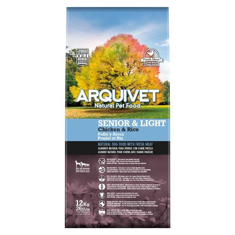 Arquivet Senior&Light Huhn Mit Reis 2x12kg -3% Billiger 2 Arquivet Senior&Light Huhn Mit Reis 2x12kg -3% Billiger – Bild 2