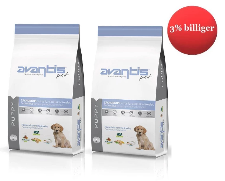 Avantis Puppy 2x3kg -3% Biliger 1 Avantis Puppy 2x3kg -3% Biliger