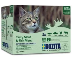 BOZITA Multibox Fleisch- Und Fischpuddingstücke (12X85g)