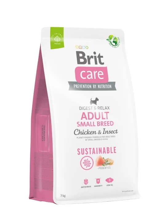 BRIT CARE Dog Sustainable Adult Small Breed Chicken & Insect 7kg 1 BRIT CARE Dog Sustainable Adult Small Breed Chicken & Insect 7kg