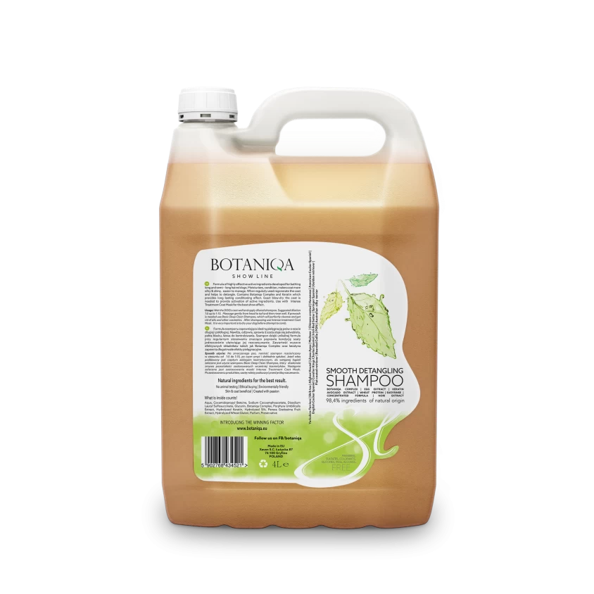 Botaniqa Show Line Smooth Detangling Shampoo Speziell Gegen Verfilzung 4L 1 Botaniqa Show Line Smooth Detangling Shampoo Speziell Gegen Verfilzung 4L