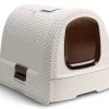 Curver Katzentoilette Rattan 51x38,5x40cm Creme/braun