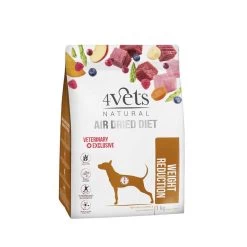 DOLINA NOTECI 4Vets Natural Weight Reduction Trockenfutter Für übergewichtige Und Fettleibige Hunde 1 Kg