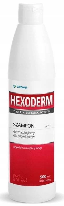 Eurowet Shampoo Hexoderm 500ml