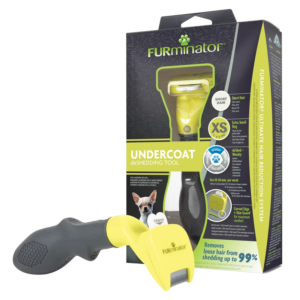 FURminator Zum Entfernen Der Unterwolle Für Kurzhaarige Miniaturhunde (XS) 1 FURminator Zum Entfernen Der Unterwolle Für Kurzhaarige Miniaturhunde (XS)