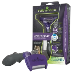 FURminator Zum Entfernen Der Unterwolle Für Langhaarige Katzen Großer Rassen (M/L)