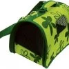 HILTON Transporttasche Grüne Blumen 50x26x27cm Für Katze / Hund