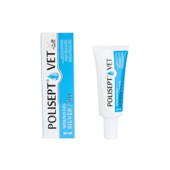 JM SANTE Polisept Vet Wound Gel Silver Pro-Gel-Verband Für Hunde Und Katzen 30ml