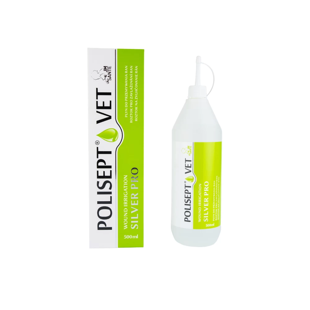 JM SANTE Polisept Vet Wound Irrigation Silver Pro 500ml 1 JM SANTE Polisept Vet Wound Irrigation Silver Pro 500ml