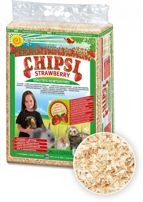 JRS Chipsi Strawberry 2x60l/3,2kg 1 JRS Chipsi Strawberry 2x60l/3,2kg