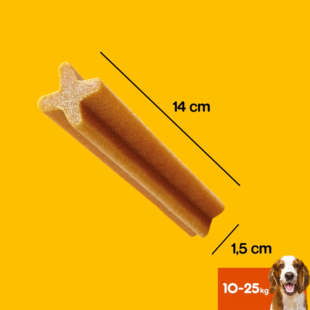 PEDIGREE DentaStix (mittelgroße Rassen) Dental Delikatesse Für Hunde 8x7-tlg. - 1440 G 3 PEDIGREE DentaStix (mittelgroße Rassen) Dental Delikatesse Für Hunde 8x7-tlg. - 1440 G – Bild 3
