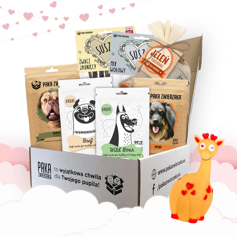 Paka Zwierzaka Valentinstag-Box 1 Paka Zwierzaka Valentinstag-Box