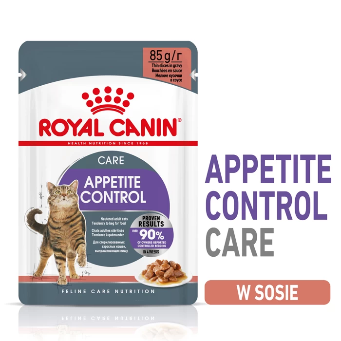 ROYAL CANIN Appetite Control 12x85g Nassfutter In Sauce Für Ausgewachsene, Sterilisierte, Futterhungrige Katzen 2 ROYAL CANIN Appetite Control 12x85g Nassfutter In Sauce Für Ausgewachsene, Sterilisierte, Futterhungrige Katzen – Bild 2