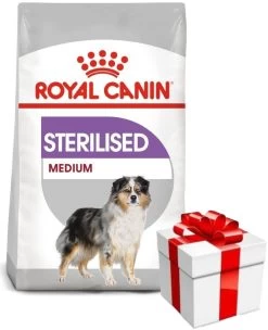 ROYAL CANIN CCN Medium Sterilised 12kg Trockenfutter Für Ausgewachsene Hunde, Mittlere Rasse, Sterilisiert + Überraschung Für Den Hund