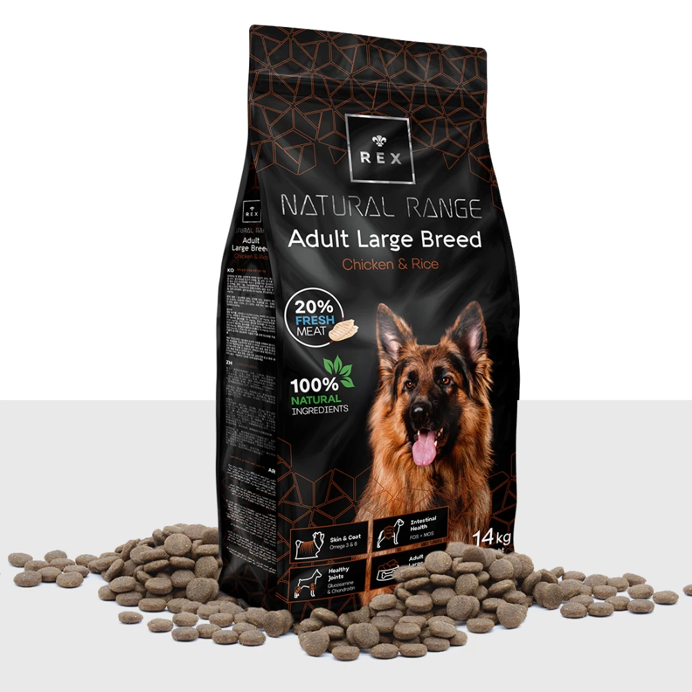 Rex Natural Range Adult Large Breed Chicken & Rice 2x14kg -3% Billiger 10 Rex Natural Range Adult Large Breed Chicken & Rice 2x14kg -3% Billiger – Bild 10