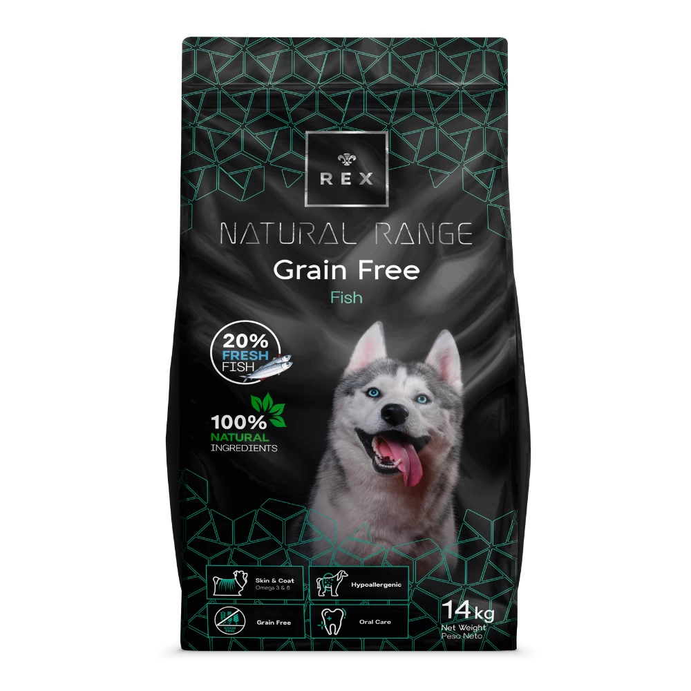 Rex Natural Range Grain Free Fish 14kg + Überraschung Für Den Hund 3 Rex Natural Range Grain Free Fish 14kg + Überraschung Für Den Hund – Bild 3