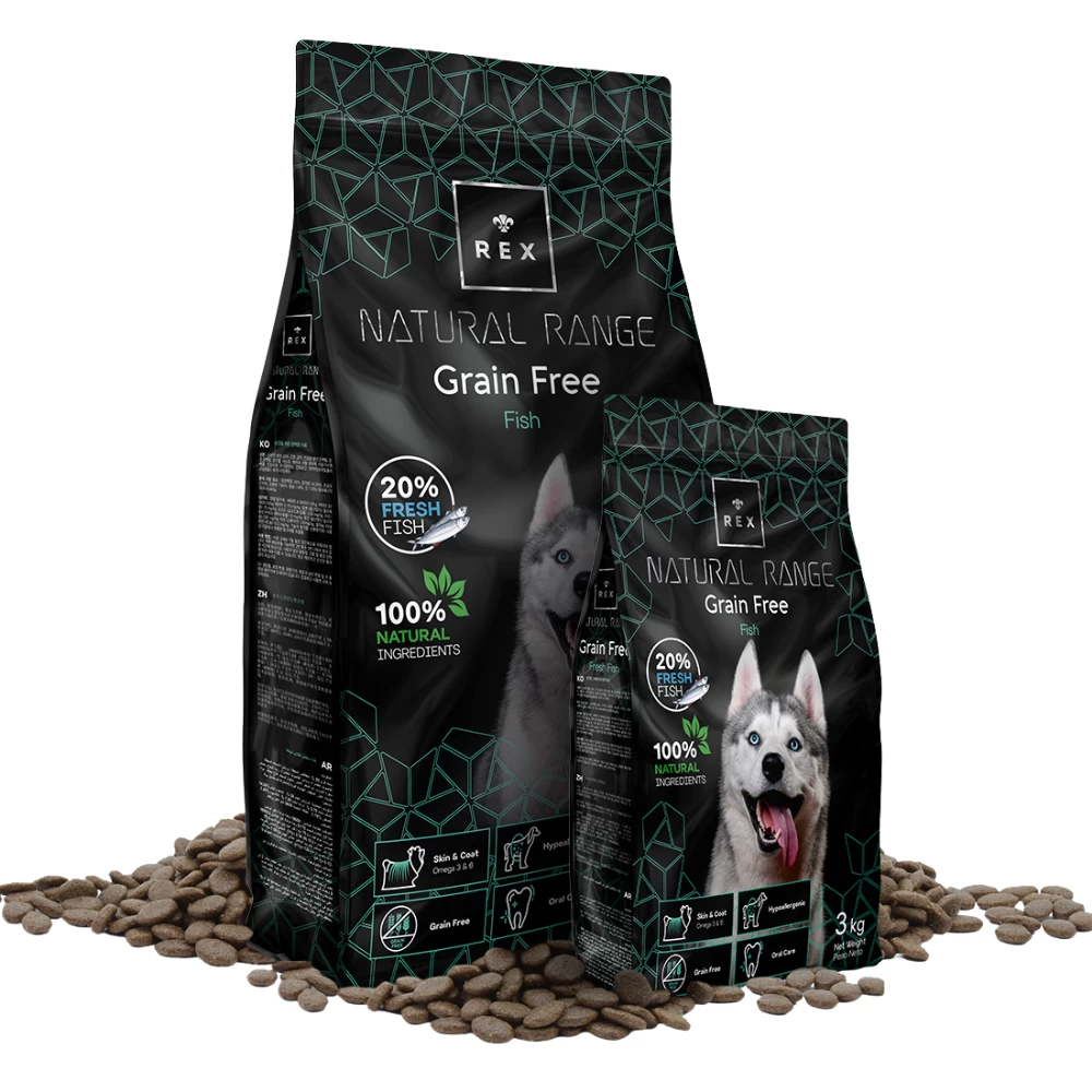 Rex Natural Range Grain Free Fish 3kg + Überraschung Für Den Hund 4 Rex Natural Range Grain Free Fish 3kg + Überraschung Für Den Hund – Bild 4