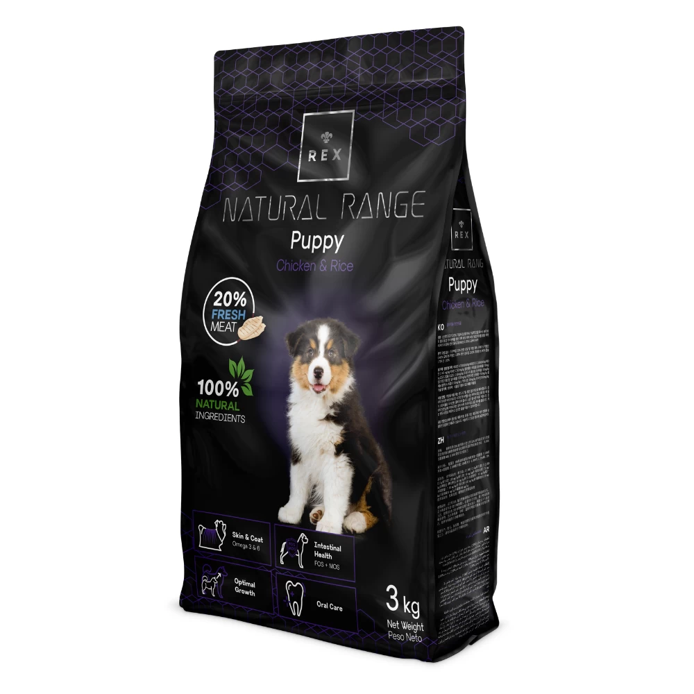 Rex Natural Range Puppy Chicken & Rice 3kg + Überraschung Für Den Hund 8 Rex Natural Range Puppy Chicken & Rice 3kg + Überraschung Für Den Hund – Bild 8