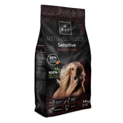 Rex Natural Range Sensitive Salmon & Potato 14kg + Überraschung Für Den Hund -Haustier Förderung ger pl Rex Natural Range Sensitive Salmon Potato 14kg 32754 1