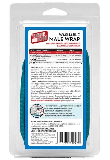 Simple Solution Waschbare Windel L Für Hunde 2 Simple Solution Waschbare Windel L Für Hunde – Bild 2