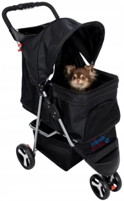 TRIXIE Buggy Bis Zu: 11 Kg, Schwarz