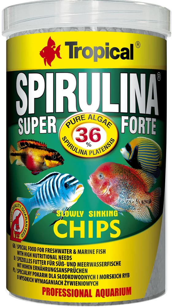 TROPICAL Super Spirulina Forte Chips 250ml 1 TROPICAL Super Spirulina Forte Chips 250ml