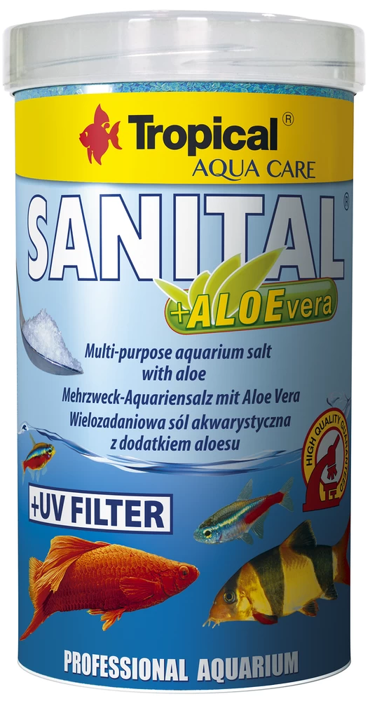 Tropical Sanital Aquariumsalz Mit Aloe-Vera 500 Ml 1 Tropical Sanital Aquariumsalz Mit Aloe-Vera 500 Ml