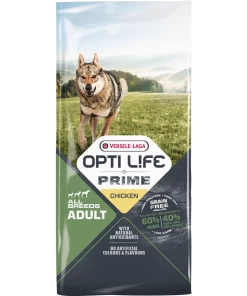 VERSELE-LAGA Opti Life Prime Adult Chicken 12,5kg - Getreidefreies Futter Für Ausgewachsene Hunde Mit Hähnchen + ORIJEN Original Dog 340g GRATIS -Haustier Förderung ger pl VERSELE LAGA Opti Life Prime Adult Chicken 12 5kg Getreidefreies Futter fur ausgewachsene Hunde mit Hahnchen 27511 1