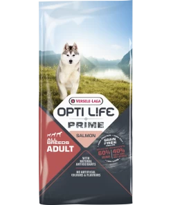 VERSELE-LAGA Opti Life Prime Adult Salmon 12,5kg - Getreidefreies Futter Für Ausgewachsene Hunde Mit Lachs + ORIJEN Original Dog 340g GRATIS -Haustier Förderung ger pl VERSELE LAGA Opti Life Prime Adult Salmon 12 5kg Getreidefreies Futter fur ausgewachsene Hunde mit Lachs 27513 1