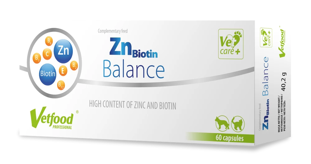 VETFOOD ZnBiotin 60 Kaps. 1 VETFOOD ZnBiotin 60 Kaps.