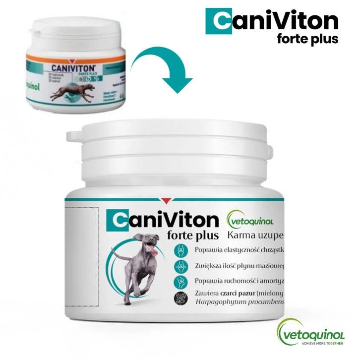 VETOQUINOL Caniviton Forte Plus - 90 Tab. 1 VETOQUINOL Caniviton Forte Plus - 90 Tab.