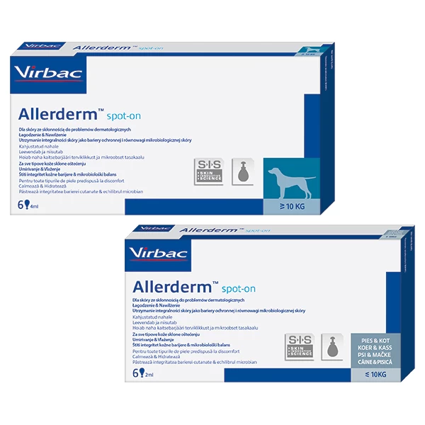 VIRBAC Allerderm Spot-on (6 X 2ml Pipette) 2 VIRBAC Allerderm Spot-on (6 X 2ml Pipette) – Bild 2