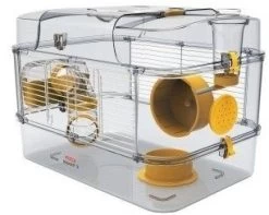 ZOLUX RODY3 Solo-Käfig - Gelb 41x27x28cm