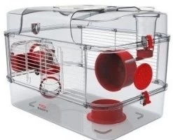 ZOLUX RODY3 Solokäfig - Rot