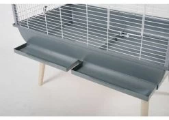 Zolux Vogelkäfig Jili, Größe XL, Schwarz -Haustier Förderung ger pl Zolux Vogelkafig Jili Grosse XL schwarz 16557 3