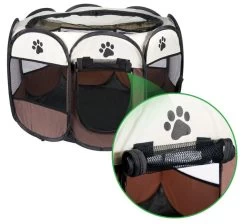 Zusammenklappbarer Hundekäfig Für Katzen - Braun 91x91x58cm 11 Zusammenklappbarer Hundekäfig Für Katzen - Braun 91x91x58cm -Haustier Förderung ger pl Zusammenklappbarer Hundekafig fur Katzen braun 91x91x58cm 23300 6